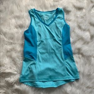 Blue running top